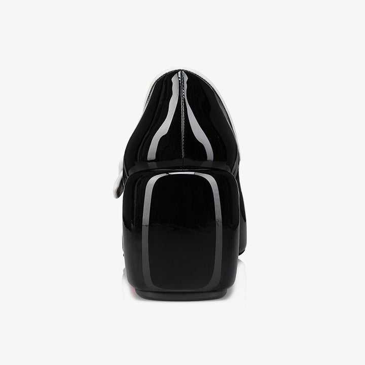 Black Patent Leather Pumps with 80 mm - ARNO CONTI