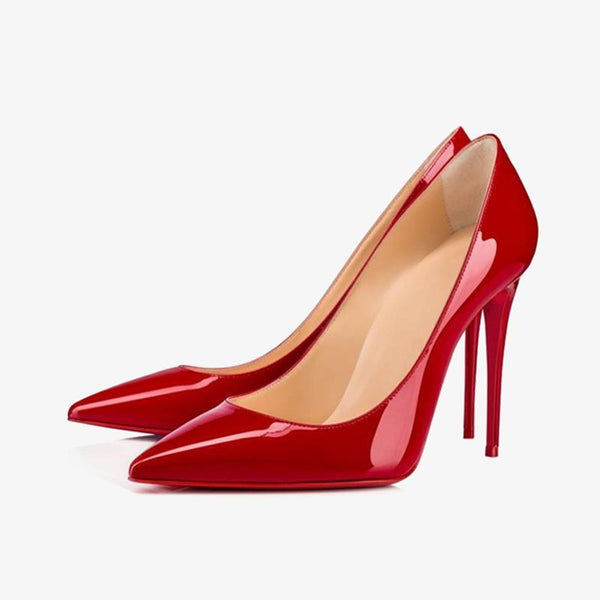 Stylish Red Patent Calf Leather Pump - ARNO CONTI