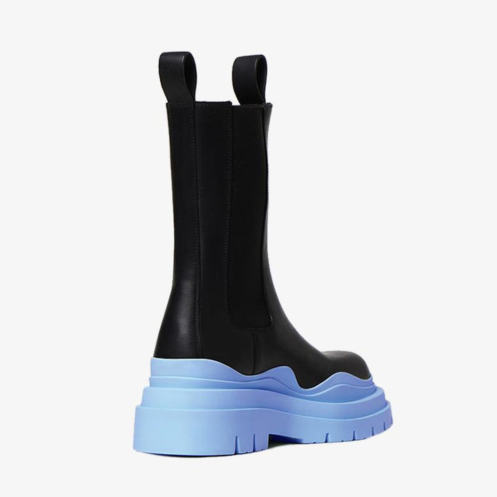 Blue/Black Chelsea Boots - Arno Conti Shoe