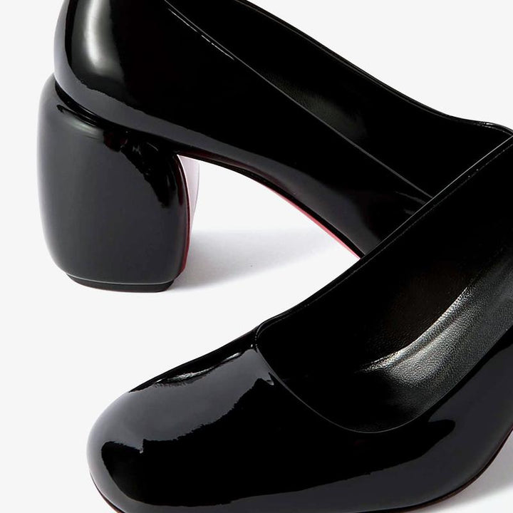 Refined Black Patent Leather Pumps - ARNO CONTI