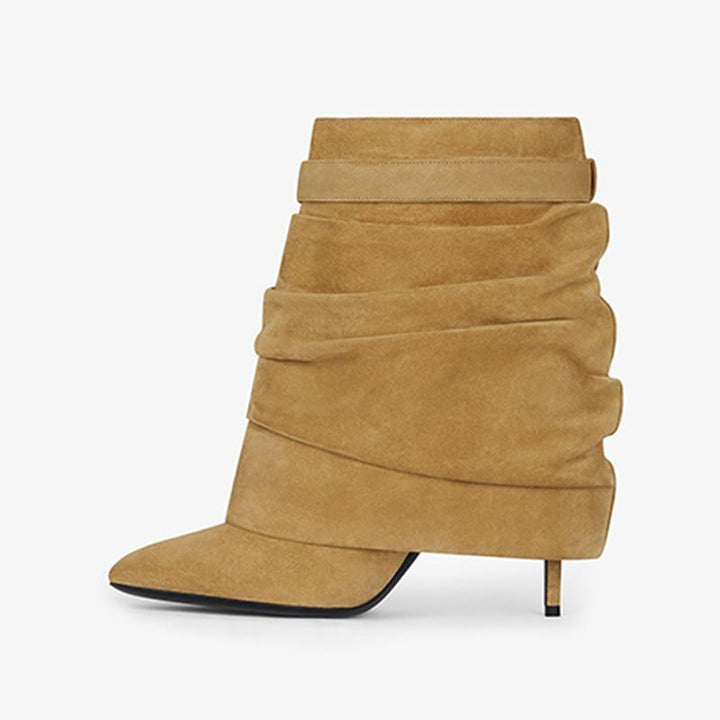 Elegant Hazel Suede Ankle Boots - Arno Conti Shoe