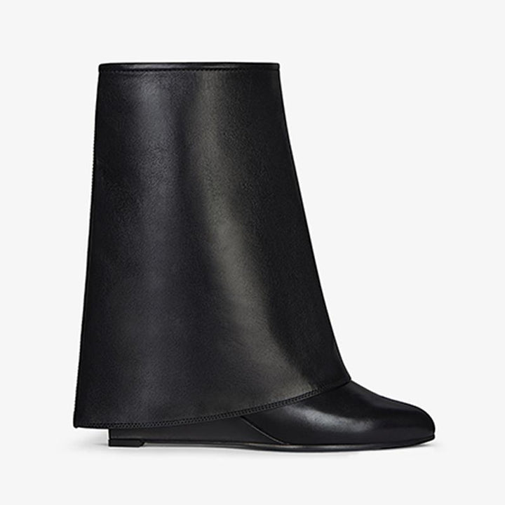 Modern Black Tumbled Calfskin Ankle Boots - Arno Conti Shoe