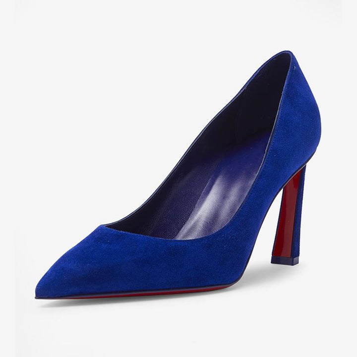 Suede Pumps with 100 mm new design Heel - ARNO CONTI