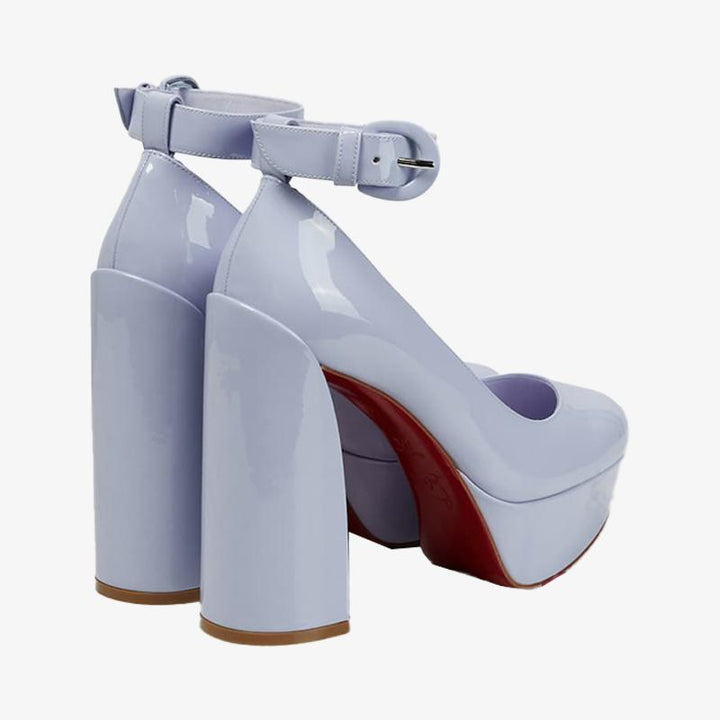 Purple Patent Leather Pumps 140mm Heel - ARNO CONTI