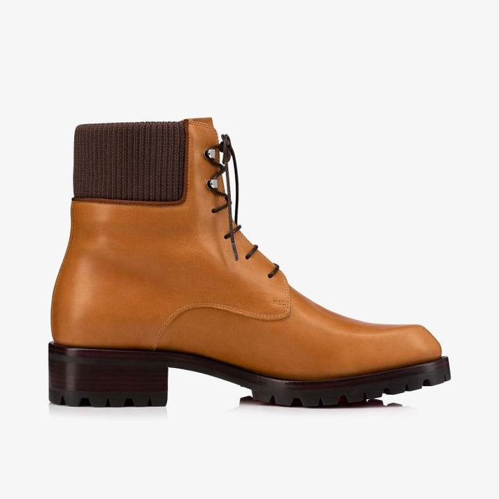 Brown Hiking Lug SoleBoot - ARNO CONTI