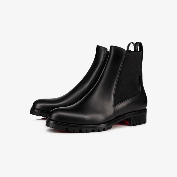 Classic Black Calfskin Ankle Boot - ARNO CONTI
