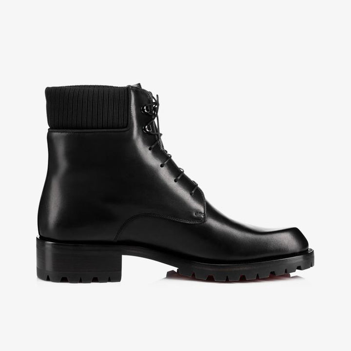 Patinated Black Calfskin Boot - ARNO CONTI