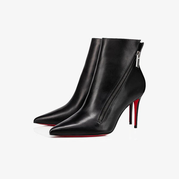 Elegant Black Calfskin Ankle Boot - ARNO CONTI