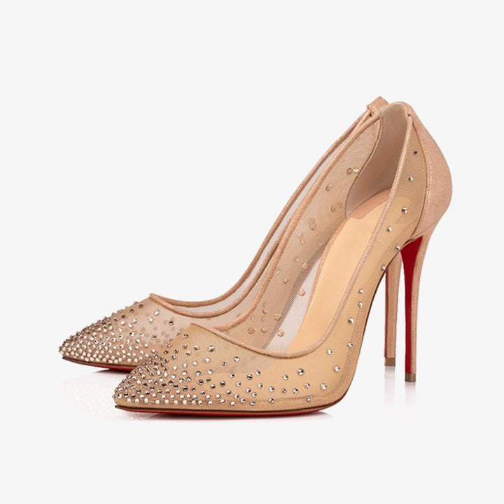 Strass-Embellished Stiletto Pump - ARNO CONTI